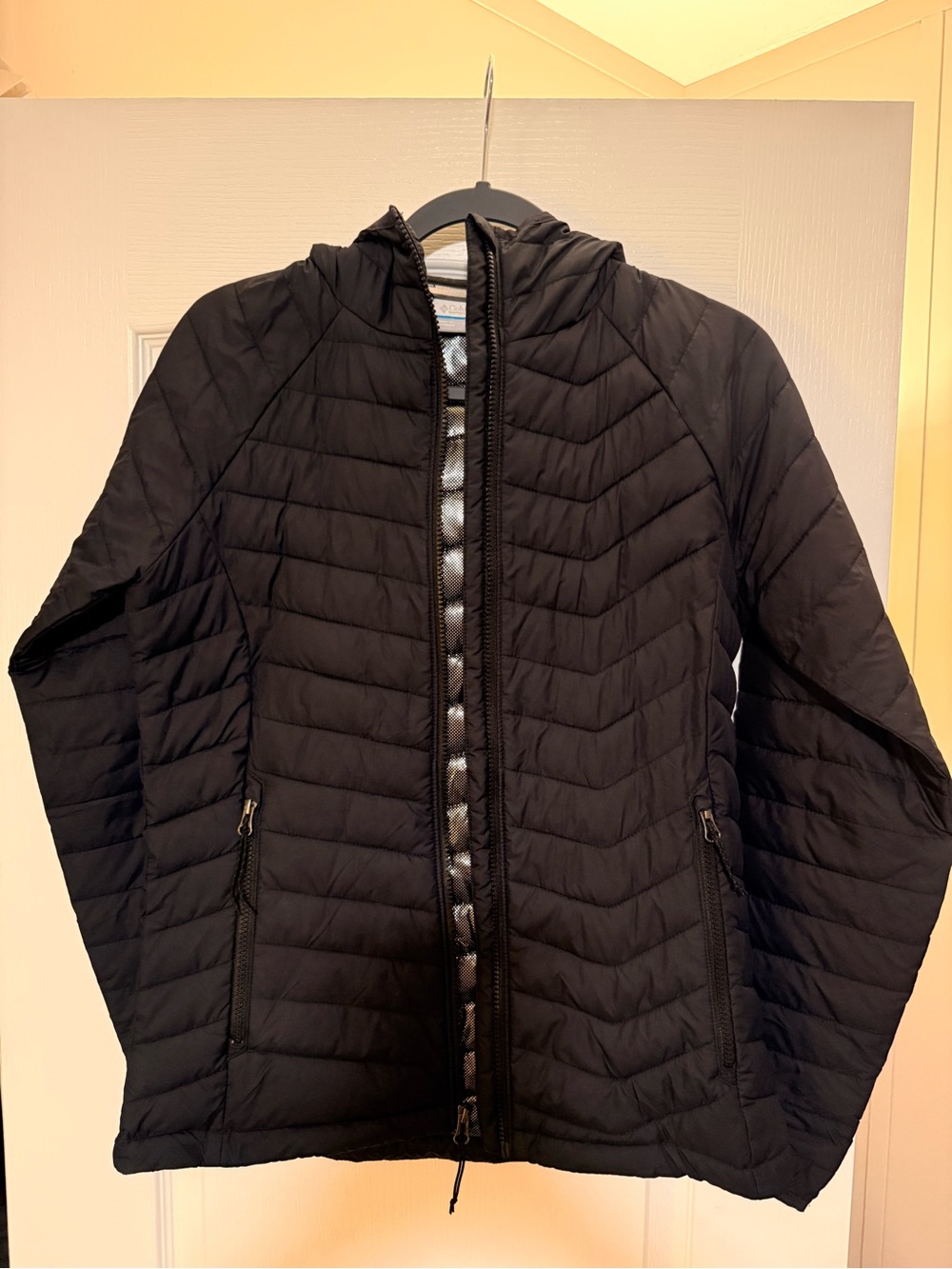 Columbia Black Omni-Heat Hooded Jacket - Women (M)